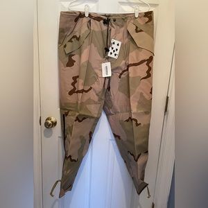 Genuine Military “Gore-Tex” pants. 3 color desert camouflage .  NWT